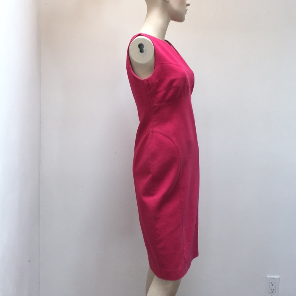 🌈✨Narciso Rodriguez Rose Cotton Sheath Dress 42💝 - Picture 3 of 8